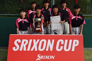 女子優勝:印南町立印南中学校(和歌山県)
