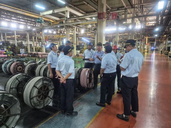 Voluntary fire-prevention audit at the Indonesia Factory