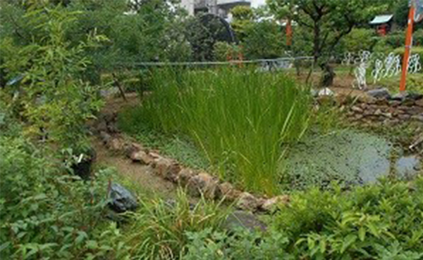 神戸本社「草創の泉」